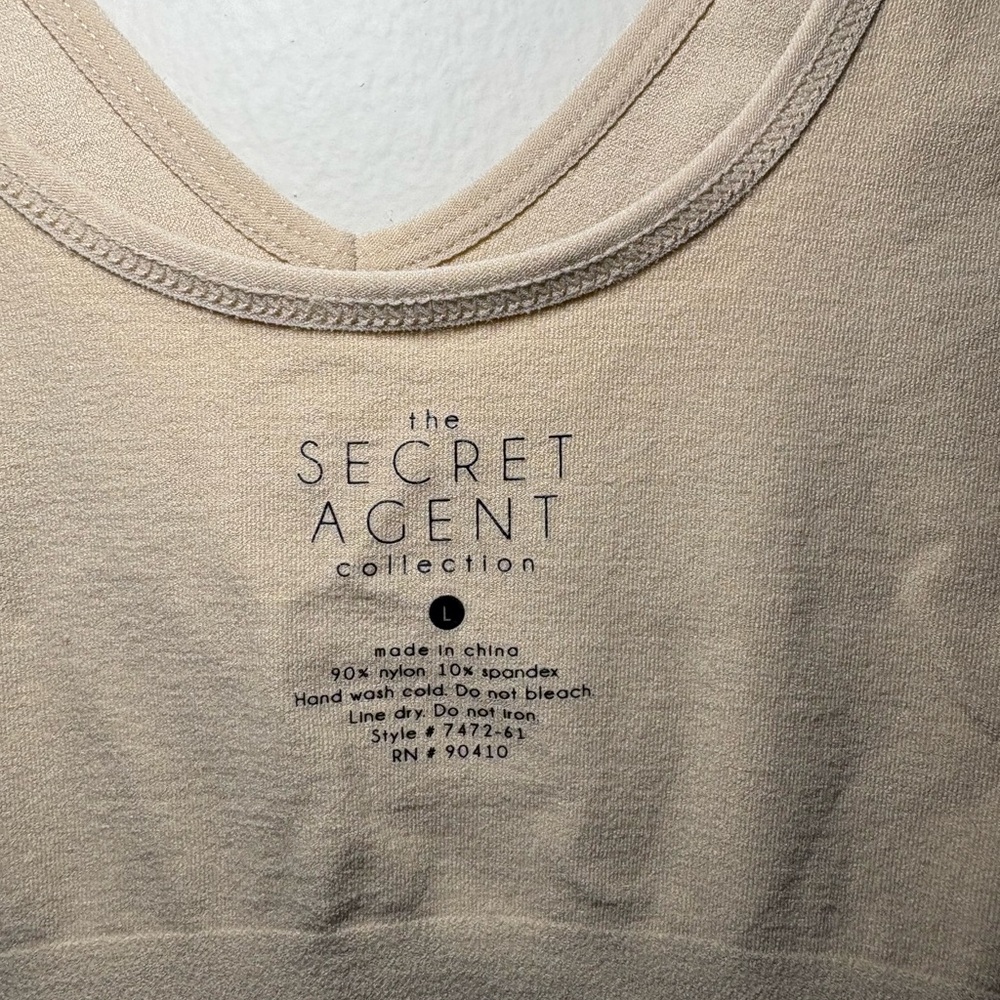 Beige Secret Agent Body Shapewear Cami